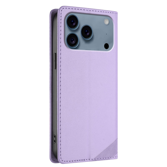 A-One Brand - iPhone 17 Pro Max Plånboksfodral Punk Style Imprinted - Ljuslila