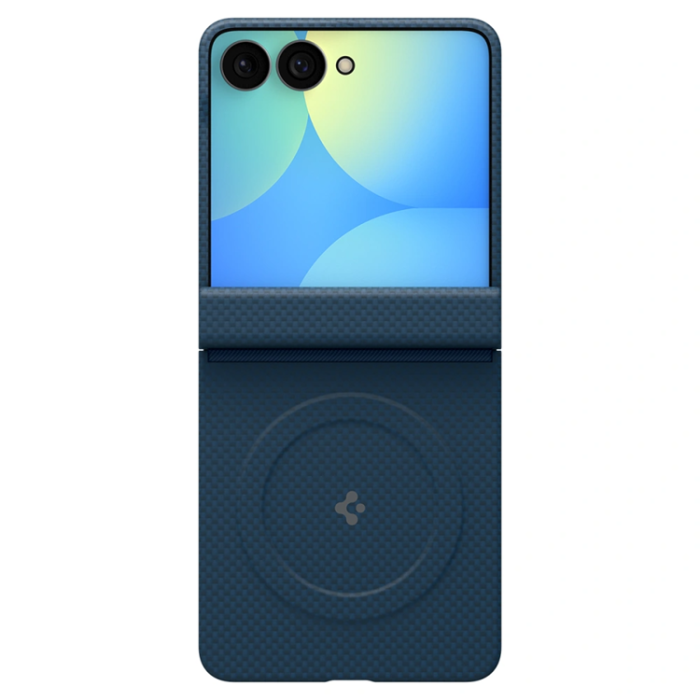 Spigen - Spigen Mobilskal För Galaxy Z Flip 8 MagSafe Airskin Aramid - Navy