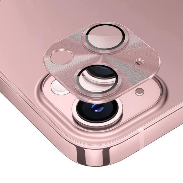 HAT PRINCE - ENKAY iPhone 14/14 Plus Kameralinsskydd i Härdat glas - Rosa