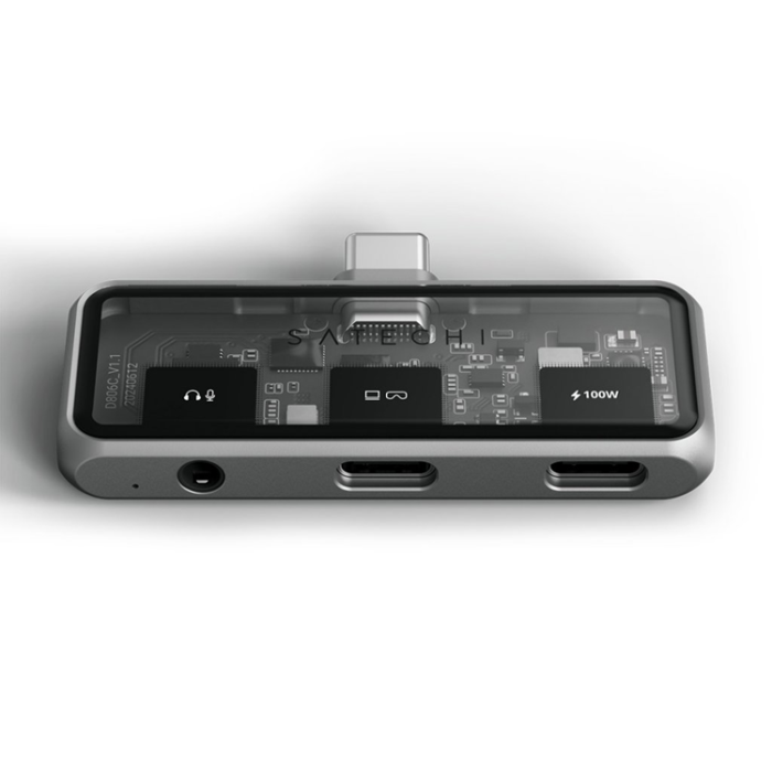 Satechi - Satechi Mobile XR Hub med ljud - rymdgrå