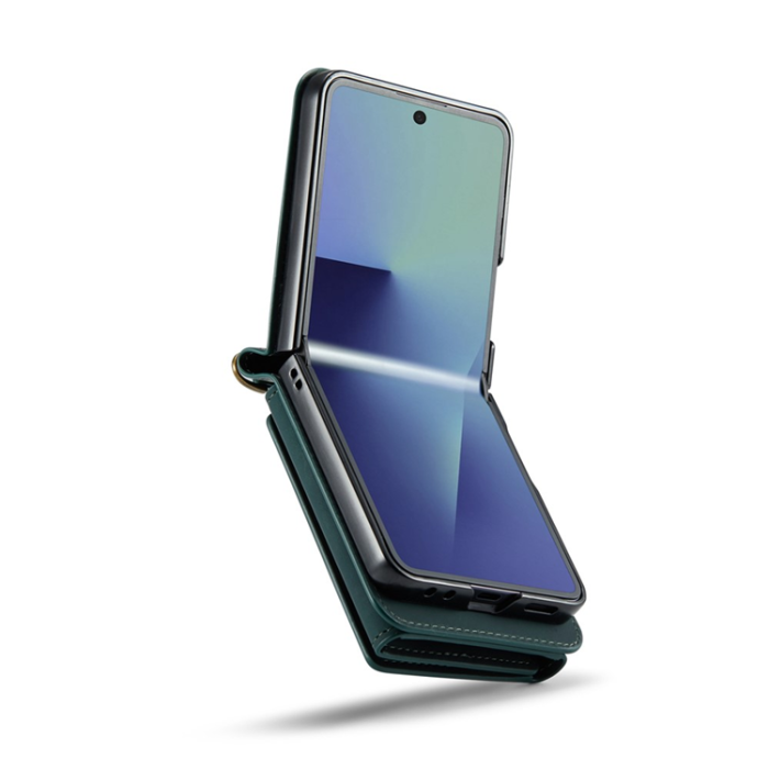 DG.MING - DG.MING Galaxy Z Flip 7 Mobilskal Detachable M2 - Grön