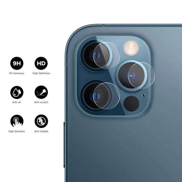 OEM - [2-PACK] Kameralinsskydd i Härdat Glas iPhone 13 Pro / 13 Pro Max