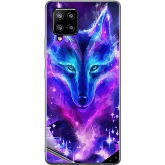 iSecrets - Mobilskal till Samsung Galaxy A42 5G med Neon Varg