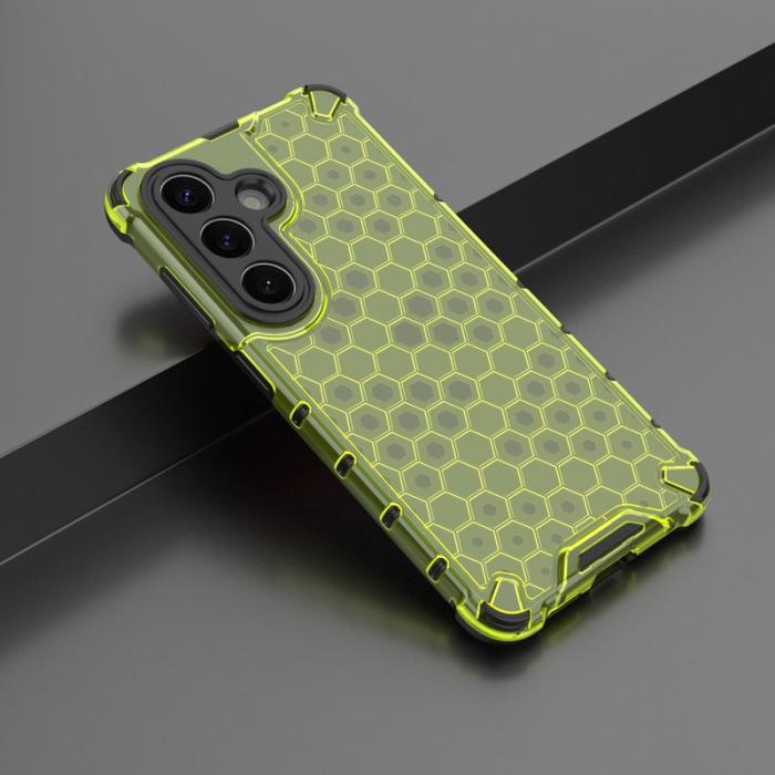 OEM - Samsung Galaxy S26/S26 Pro Skal Plast Honeycomb - Grön