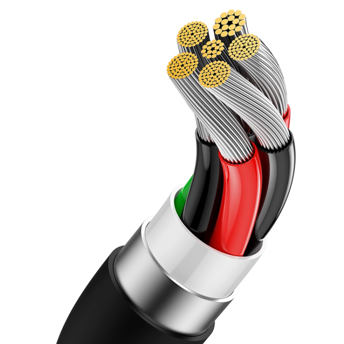 BASEUS - Baseus USB-C till USB-A kabel 100W 1m Superior Series - Svart
