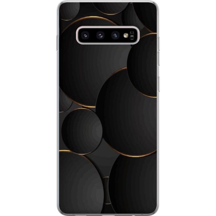 iSecrets - Mobilskal till Samsung Galaxy S10+ med Lyxig Cirklar