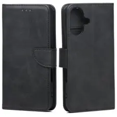 Marv - Marv iPhone 17 Pl&aring;nboksfodral L&auml;der - Svart