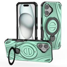 A-One Brand - iPhone 16 Mobilskal MagSafe Magnetic Kickstand - Gr&ouml;n