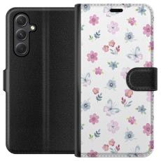 iSecrets - Plånboksfodral till Samsung Galaxy A25 med Blommor och fjärillar
