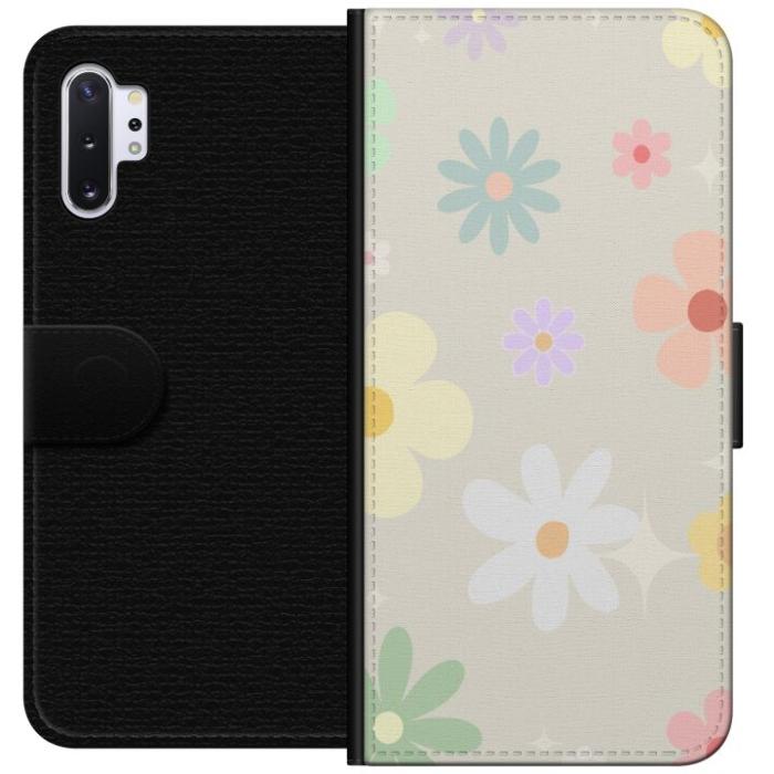iSecrets - Plånboksfodral till Samsung Galaxy Note10+ med fejdande blommor