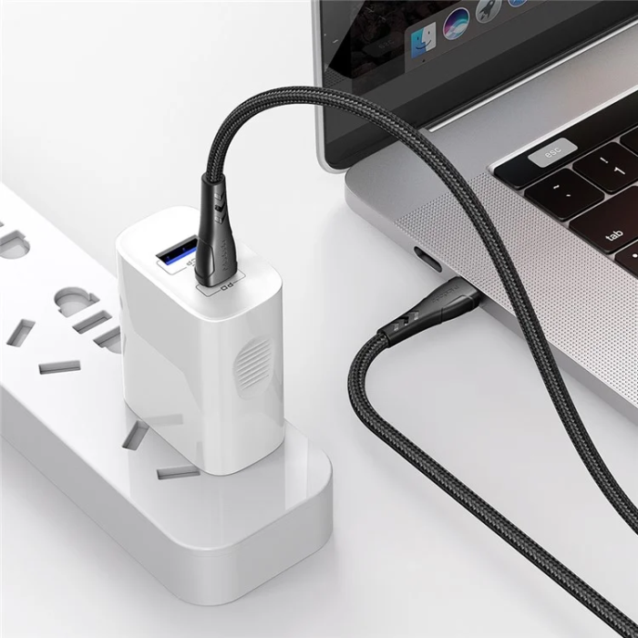 MCDODO - MCDODO USB-C - USB-C Kabel 0.2M Fast - Svart