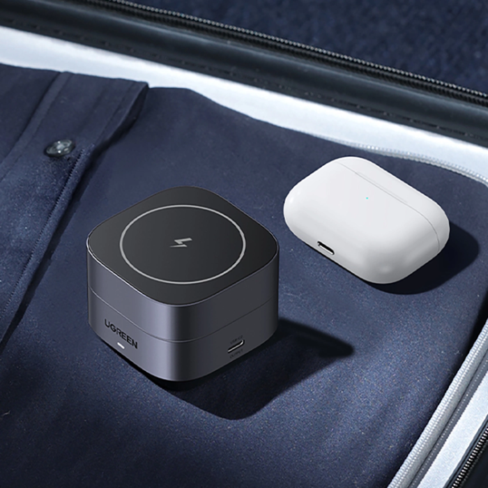 Ugreen - Ugreen 3-in-1 Trådlös Laddare Magsafe iPhone Apple Watch AirPods Qi - Svart