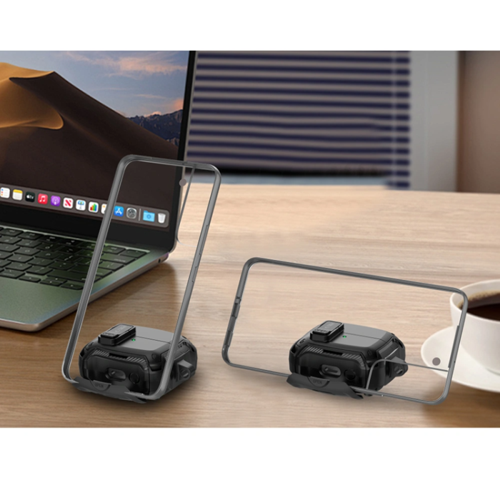 Tech-Protect - Tech-Protect Galaxy Buds 3/3 Pro Skal Magsafe Carbonox - Svart