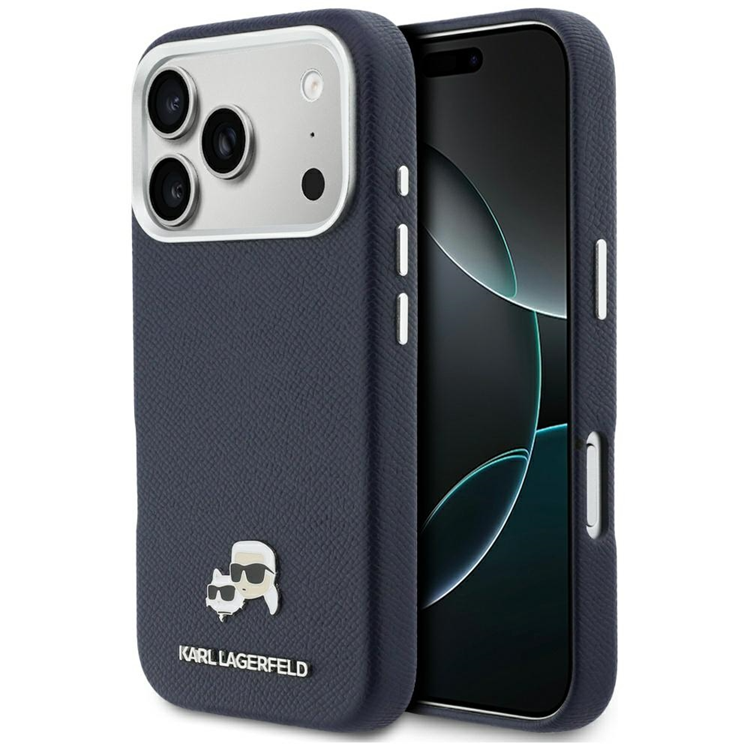 Karl Lagerfeld Mobilskal För iPhone 17 Pro MagSafe Karl Head Logo - Blå | 2353 | AlltMobil