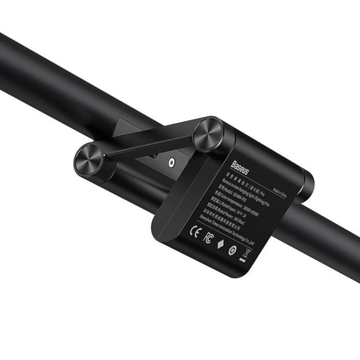 BASEUS - Baseus I-Wok LED Lampa Skrivbord Belysning - Svart