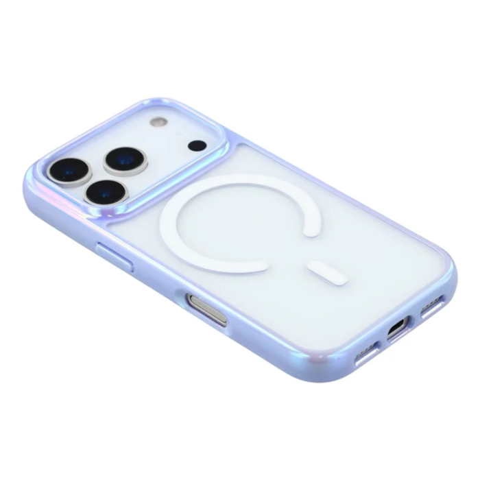 KIGC - KIGC iPhone 17 Pro Max Mobilskal Magsafe Dazzling Color - Lila