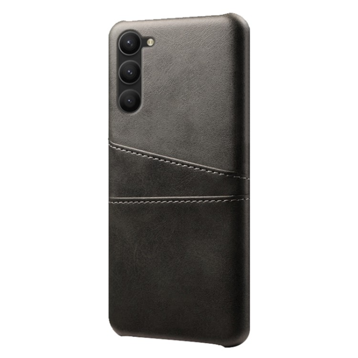 A-One Brand - Galaxy S23 Plus Skal Korthållare Dual PU-Läder - Svart