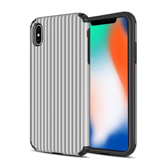 OEM - Hybrid Armor Skal till Apple iPhone X/Xs - Silver