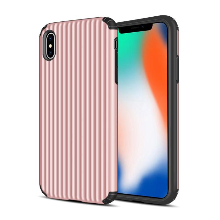 OEM - Hybrid Armor Skal till Apple iPhone X/Xs - RoséGuld