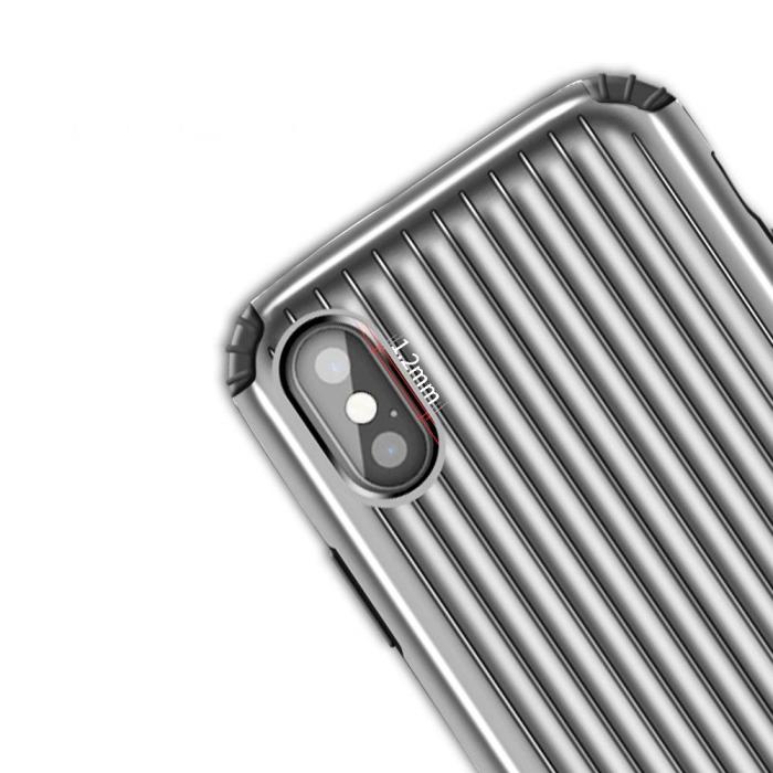 OEM - Hybrid Armor Skal till Apple iPhone X/Xs - Silver