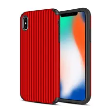 OEM - Hybrid Armor Skal till Apple iPhone X/Xs - Röd