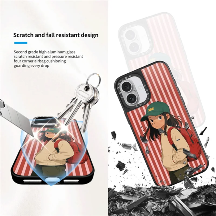 A-One Brand - iPhone 16 Plus Mobilskal MagSafe Aluminium Silikon