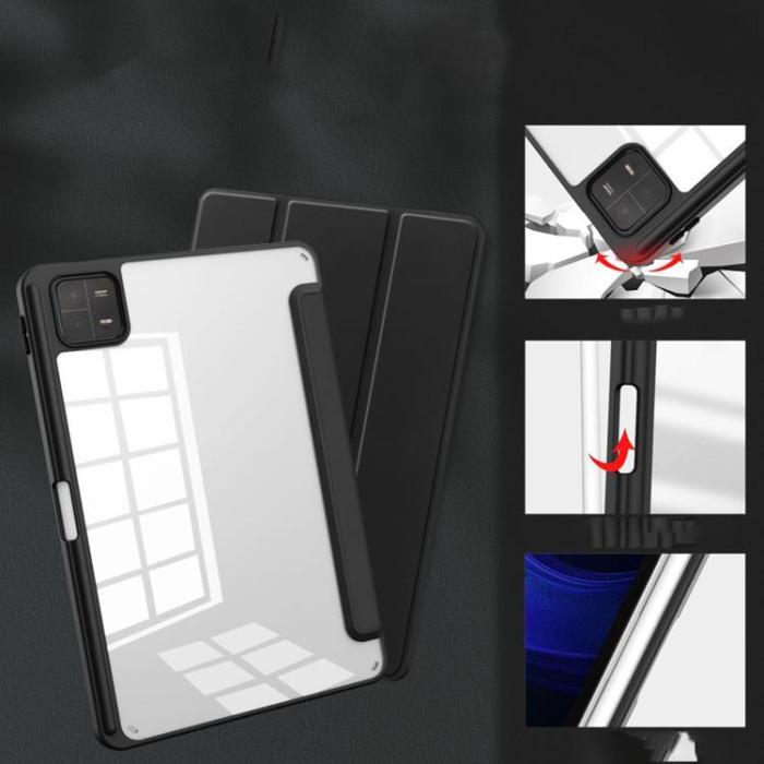 Tech-Protect - Tech-Protect Xiaomi Pad 6/6 Pro Fodral med pennfack Hybird - Svart