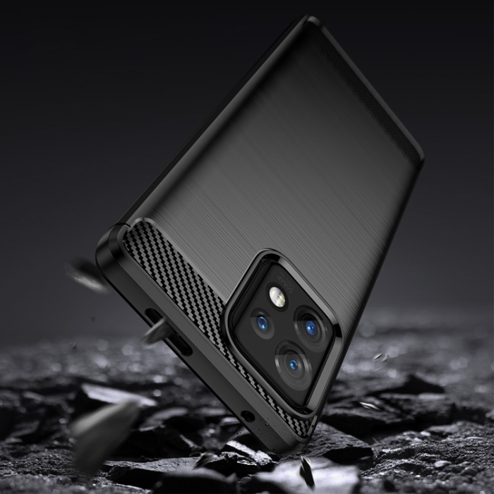 OEM - Motorola Edge Plus (2023)/Moto X40/X40 Pro Mobilskal Carbon
