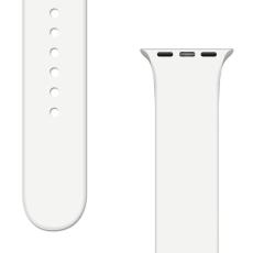 OEM - Apple Watch 2/3/4/5/6/7/SE (45/44/42mm) Armband Silicon APS - Vit