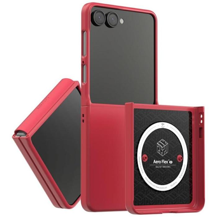Araree - Araree Galaxy Z Flip 7 Mobilskal MagSafe Qi2 Aero Flex M - Rosa