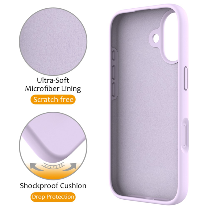 A-One Brand - iPhone 17 Mobiskal MagSafe Kickstand PC + Silikon - Lila