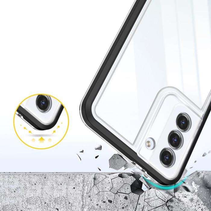 OEM - Galaxy S23 Plus Skal Clear 3in1 - Svart