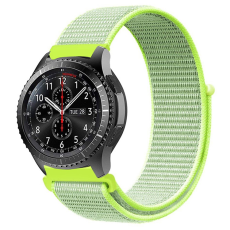 KALEBOL - Kalebol Galaxy Watch 6/6 Classic Armband Nylon Loop - Ljus Gul