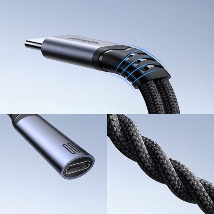 Joyroom - Joyroom USB-C Till 2x USB-C DAC Adapter - Svart