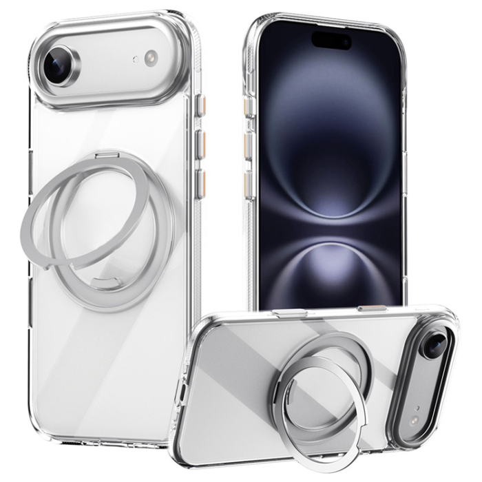 A-One Brand - iPhone Air Mobilskal MagSafe Kickstand TPU PC - Transparent