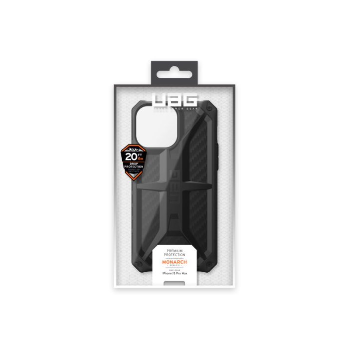 UTGATT1 - UAG Monarch Skal iPhone 13 Pro Max - Carbon Fiber