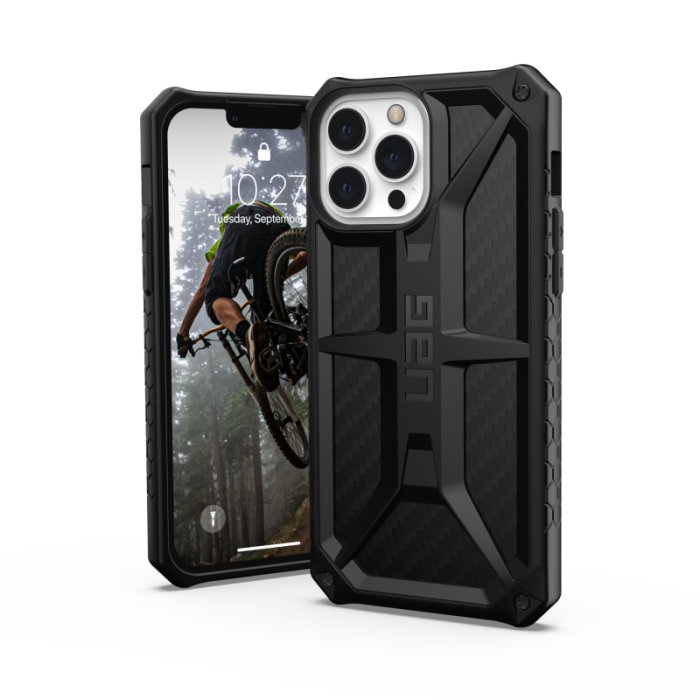 UTGATT1 - UAG Monarch Skal iPhone 13 Pro Max - Carbon Fiber
