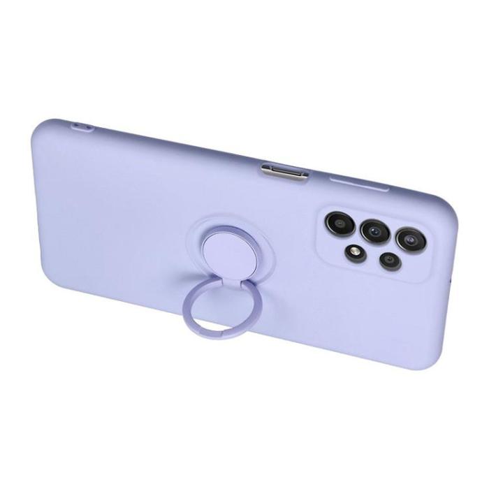 OEM - Galaxy A34 5G Mobiskal Ringhållare Silicone - Voilet