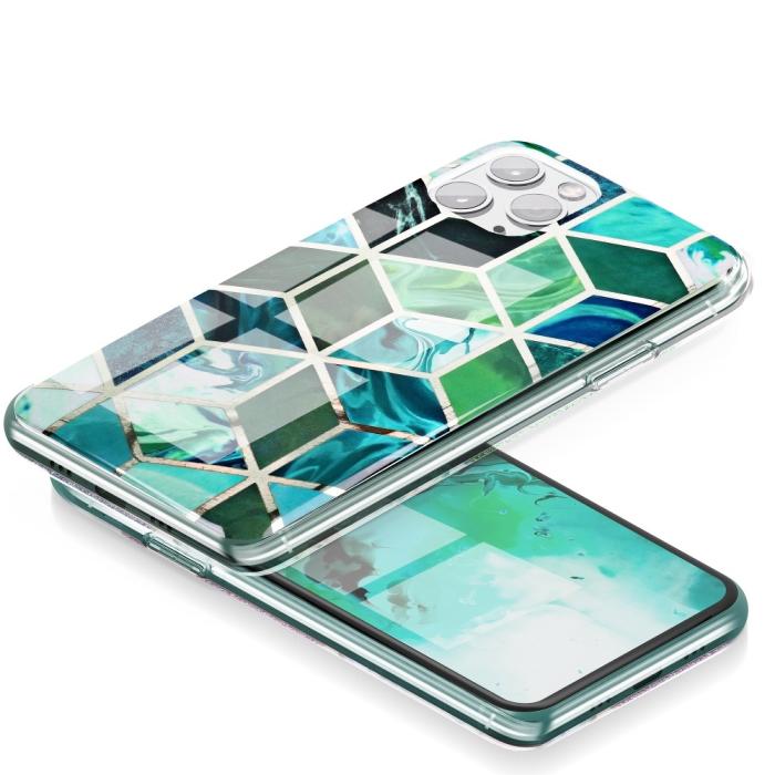 UTGATT - Forcell COSMO Marble Skal till Samsung A42 5G design 08