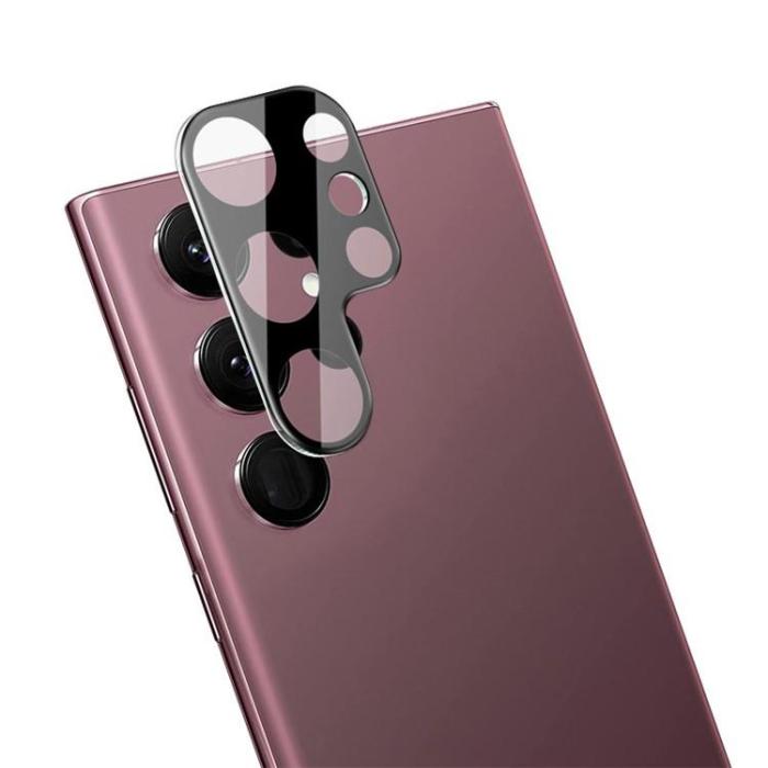 Imak - IMAK Galaxy S23 Ultra Kameralinsskydd i Härdat glas - Svart
