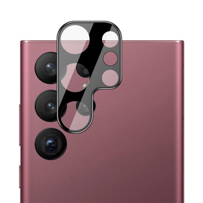 Imak - IMAK Galaxy S23 Ultra Kameralinsskydd i Härdat glas - Svart