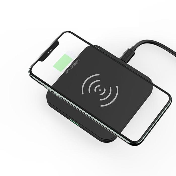 Choetech - Choetech Qi 10W Trådlös Laddare ,Väggladdare 18W Micro USB Kabel 1.2m - Svart