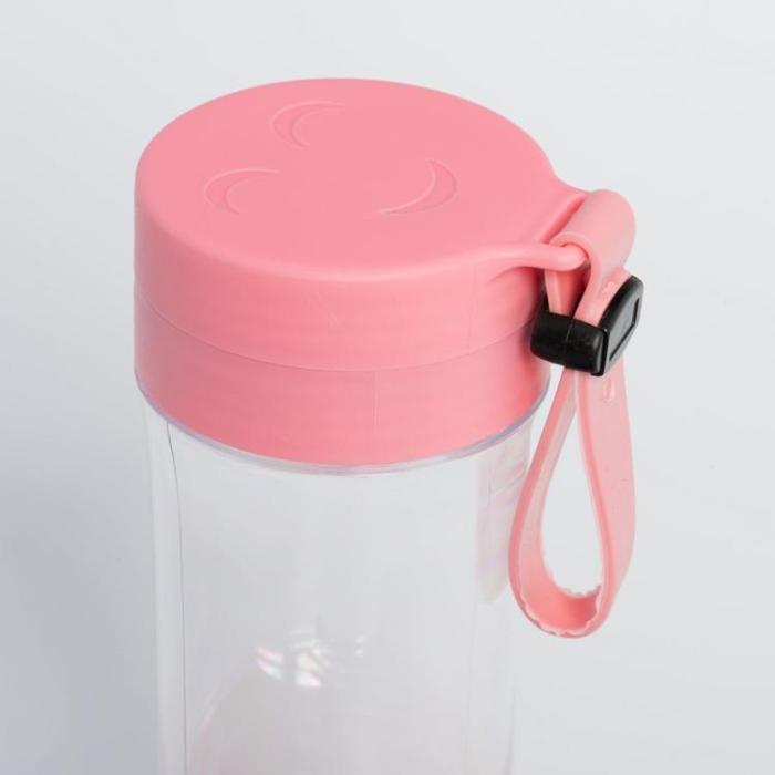 OEM - Bärbar Färsk Fruktmixer för Smoothie 380 ml - Rosa