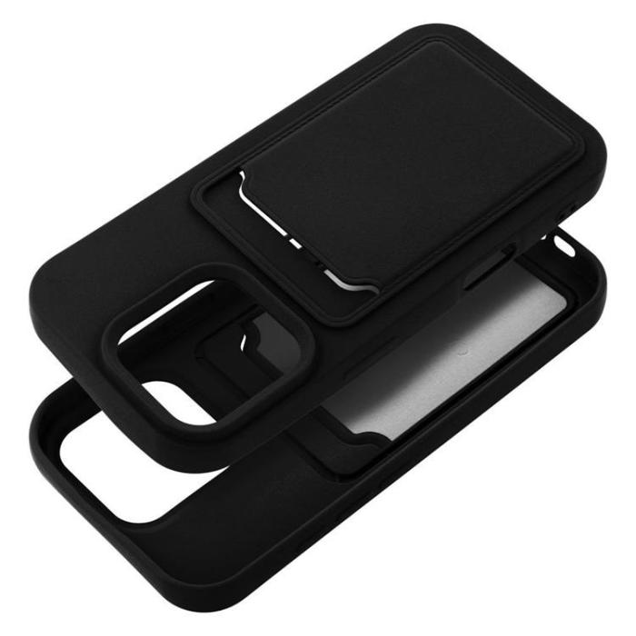 OEM - iPhone 16 Pro Mobilskal Korthållare - Svart