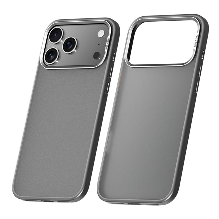 SULADA iPhone 17 Pro Mobilskal Shockproof Matte - Titangrå | 2353 | AlltMobil