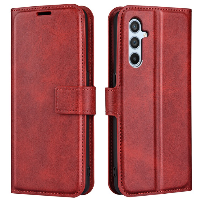 A-One Brand - Galaxy A54 5G Plånboksfodral Calf Flip Folio - Röd