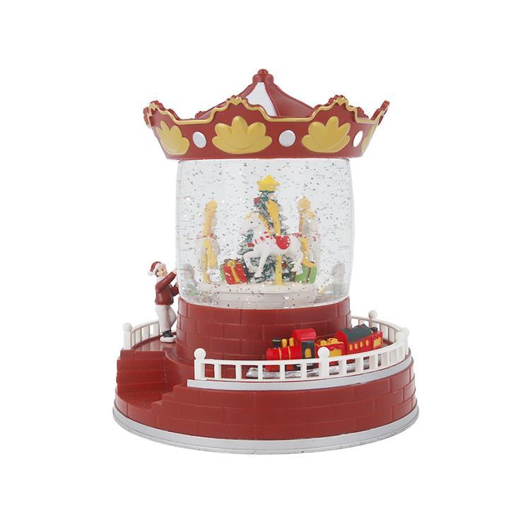 Forever Light Christmas Snow Globe Lykta CAROUSEL FLX-4 | 264 | AlltMobil