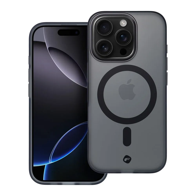 Forcell iPhone 16 Pro Max Mobilskal MagSafe F-Protect - Cyber Grå | 2353 | AlltMobil