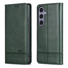 OEM - AZNS Samsung Galaxy S26 Pl&aring;nboksfodral Konstl&auml;der - Gr&ouml;n
