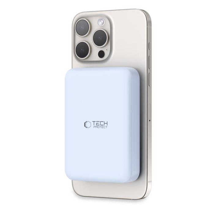 Tech-Protect - Tech-Protect Magsafe Powerbank 10000mAh PB11 LifeMag - Blå